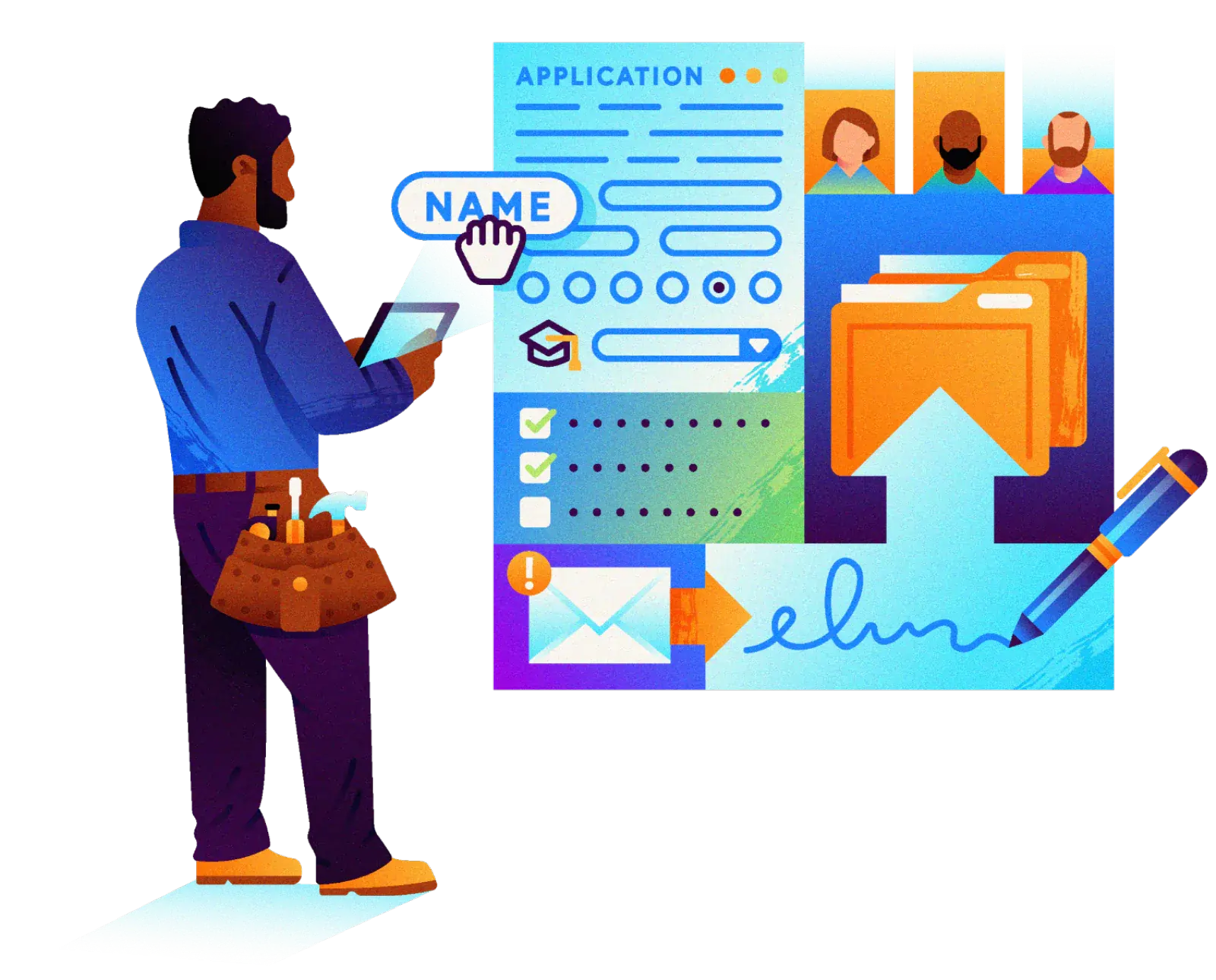 Application graphic