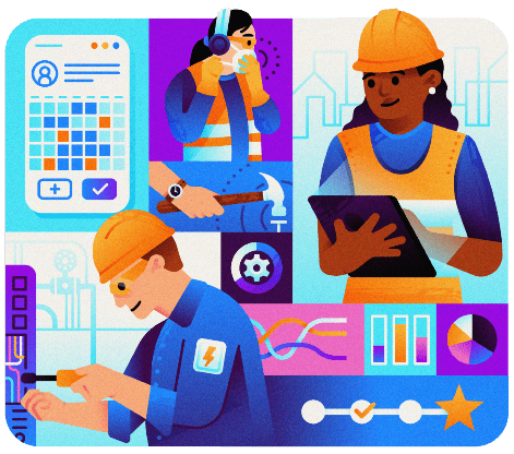 Different programs graphic