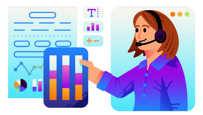 Custom report graphic